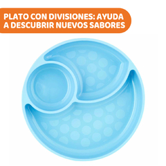 Plato con divisiones. Chicco - comprar online