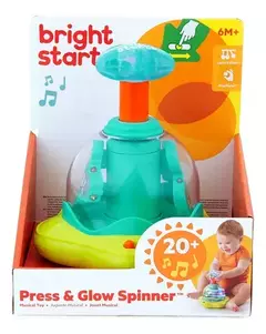 Juego Didactico Con Luz Y Sonidos Press & Glow Spinner