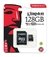 Memoria Micro Sd 128gb Kingston Clase 10 80mb/s Canvas Video