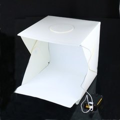 Mini Estudio Fotográfico Lightbox 30x30x30 Cubo Portatil Led - comprar online