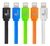 Imagen de Cable Usb iPhone Lightning Plano Xtech 1m iPad Colores