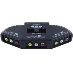Switch RCA Llave Selectora Audio video De 3 A 1 - dotPix Store