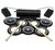 Bateria Electronica Redoblante Flexible Doble Pedal 7 Pads