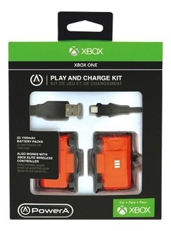 Kit De Bateria Carga Y Juega Para Joystick Xbox One Powera - comprar online