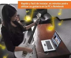Interfaz Interface Adaptador Guitarra Bajo Usb Guitar Link - dotPix Store
