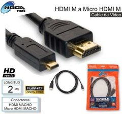 Cable Hdmi A Micro Hdmi 2m Noga Full Hd Camaras Tablet Gopro - dotPix Store