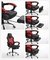 Silla Gamer Racoor D-342 Roja Y Negra Pc Con Apoya Pies - tienda online