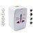 Adaptador Internacional Viajeros Travel Adapter Mundial Multitoma Universal viajes - comprar online