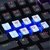 Keycaps Redragon A103 Teclas Qwerasdf Plateado Azul Puller