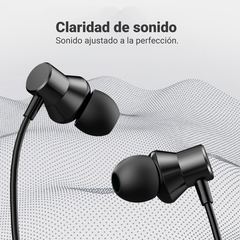 Auriculares in-ear Lenovo HF130 manos libres metálicos reforzados - tienda online