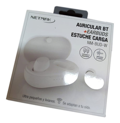 Auriculares Bluetooth Inalambricos Tws Netmak Nm-bud Tapon - comprar online