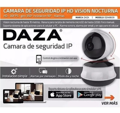 Camara De Seguridad inalambrica wifi Ip Vision Nocturna Hd Motorizada Wifi en internet