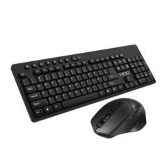 Combo inalámbrico teclado y mouse HDC MK1136 negro