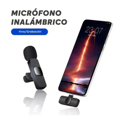 Micrófono corbatero inalámbrico recargable para celular SN-WM01 - comprar online