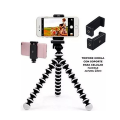 Trípode soporte de celular disparador selfie bluetooth gorila 23cm Skyway TR6 en internet