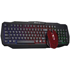 Combo Mouse Teclado Gamer Retroiluminado Xtrikeme Mk-501kit