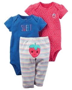 Conjunto 3 peças - Carter´s - 12 meses