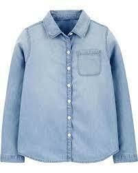 Camisa jeans- 6/6x anos - Osh Kosh B´gosh