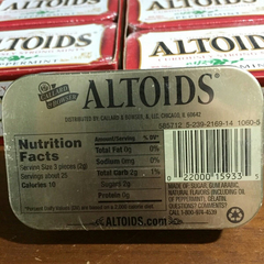 Bala de menta Altoids - comprar online