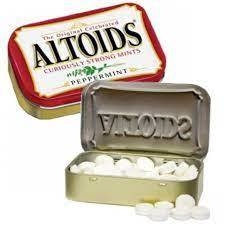 Bala de menta Altoids - Tererê Importados