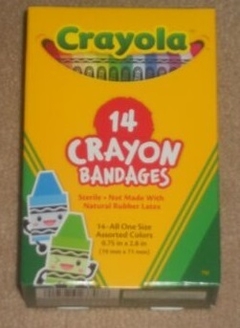 Curativo tipo bandaid infantil Tema: Crayola com 14 unidades - comprar online