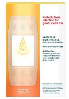 Bandaid Neosporin 8 unidades Extra Large - comprar online