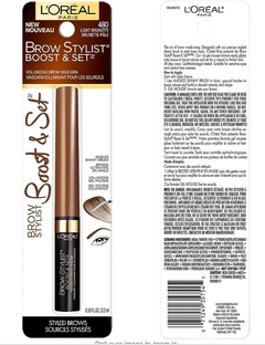 Gel para Sobrancelha Loreal Paris Brow Stylist Boost & Set COR: 480 Light Brunette - Castanho Claro L'oreal - comprar online