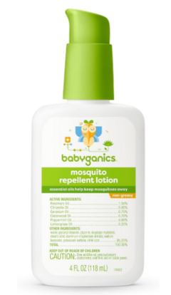 Spray repelente - Babyganics - Nova embalagem 4oz - 118ml