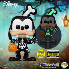 Boneco esqueleto Pateta Funko Pop Halloween Disney 1221 - Disney Skeleton Goofy Exclusive Halloween GITD Funko Pop Vinyl Figure - comprar online