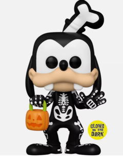 Boneco esqueleto Pateta Funko Pop Halloween Disney 1221 - Disney Skeleton Goofy Exclusive Halloween GITD Funko Pop Vinyl Figure - Tererê Importados