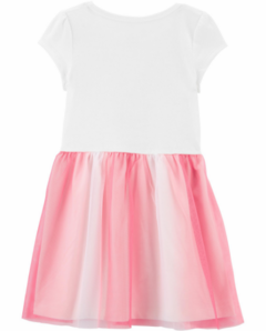 Vestido saia degradê rosa - 12 meses - Carter´s - comprar online