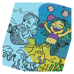 Crayola Livro Mágico Sereia Color Magic Shimmer 'You mermaid me' com 6 canetas e 12 papéis mágicos na internet