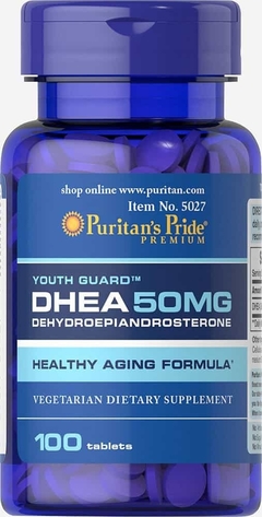 DHEA 50 mg 100 comprimidos Puritan´s Pride Suplemento Alimentar oi