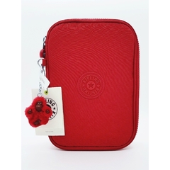 Estojo Kipling - Modelo 100 Lápis - Cor: Vermelha - Red Rouge - Vermelho