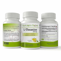 L-Theanine - 200mg - Nature´s Trove - 120 cápsulas - comprar online