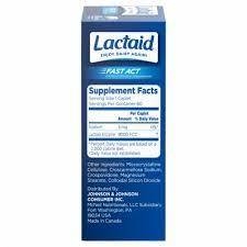 Enzima Lactose Lactaid Fast Act Rápida Ação 60 Cápsulas - comprar online