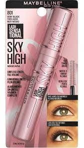 Rímel Máscara de Cílios Maybelline Sky High Cor: 08 Blackest Black Preta - comprar online