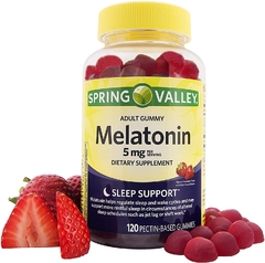 Melatonina 5mg 120 Gummies Spring Valley