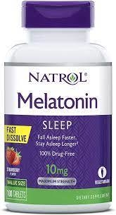 Melatonina Natrol 10mg "Fast Dissolve" 100 comprimidos