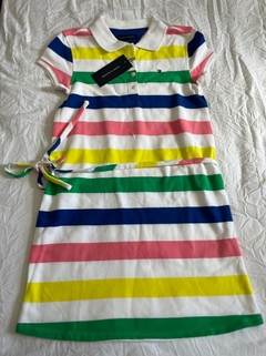 Vestido Polo Listrado 7 anos - Tommy Hilfilger - comprar online