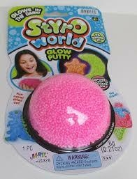 Styro World Glow Putty - Areia Mágica - Pequenas Bolinhas de isopor - Brinquedo Ferramenta Hobbie - loja online