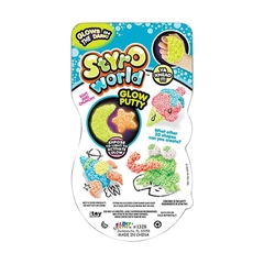 Styro World Glow Putty - Areia Mágica - Pequenas Bolinhas de isopor - Brinquedo Ferramenta Hobbie - Tererê Importados