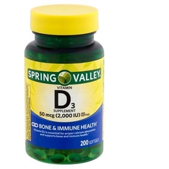 Vitamina D3 - 2000 iu - 200 softgels