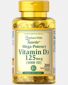 Vitamina D3 - 5.000 iu - 100 capsulas gel