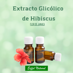 Extracto Glicólico de Hibiscus - Flor de Jamaica