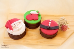 Alfajores de Natal (Cx c/3un) - Fantiela Bolos e Doces