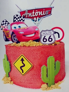 decorando bolo de chantilly no tema CARROS da Disney (passo a passo) 