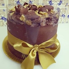 Nozes com Chocolate (Naked Cake) - comprar online