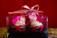 Cupcakes Love (c/4un) - Fantiela Bolos e Doces