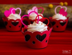 Cupcakes Love (c/4un) - Fantiela Bolos e Doces